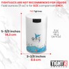 Teavac 6-Ounce Vacuum Sealed Tea Storage Container, White Cap and