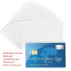 Fengek 200 Packs Clear Card Holder Sleeves, Side-Open Waterproof Business