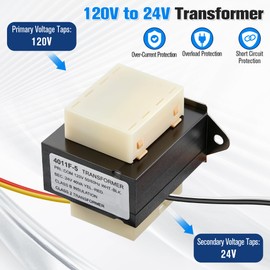 120V to 24V Transformer Compatible with Rheem Furnace 46-24124-06