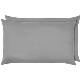 NIYS Standard Pillowcases Pair, (Grey)