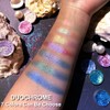 Afflano Multichrome Glitter Blue Eyeshadow, Single Glitter Metallic Shimmering Chameleon