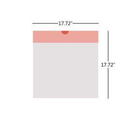 Hespama Bolsas de Basura Pequeñas con Cordón de 2.6 Galones de Color Blanco (120 Unidades)