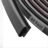 Fingwerk 40 Feet Rubber Weather Stripping Door Seal Strip, 40Ft,