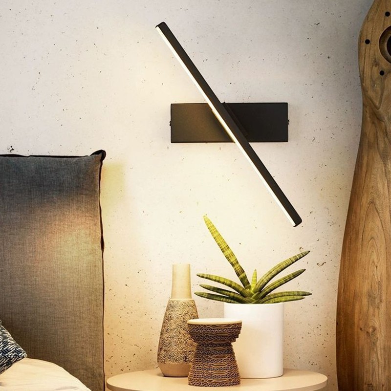Bedroom Rotating Wall Lamp Iron Shell High Temperature Baking Surface