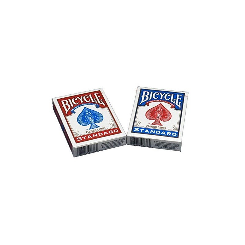 Bicycle Poker Size Standard Index Playing Cards, 4 Deck Player's