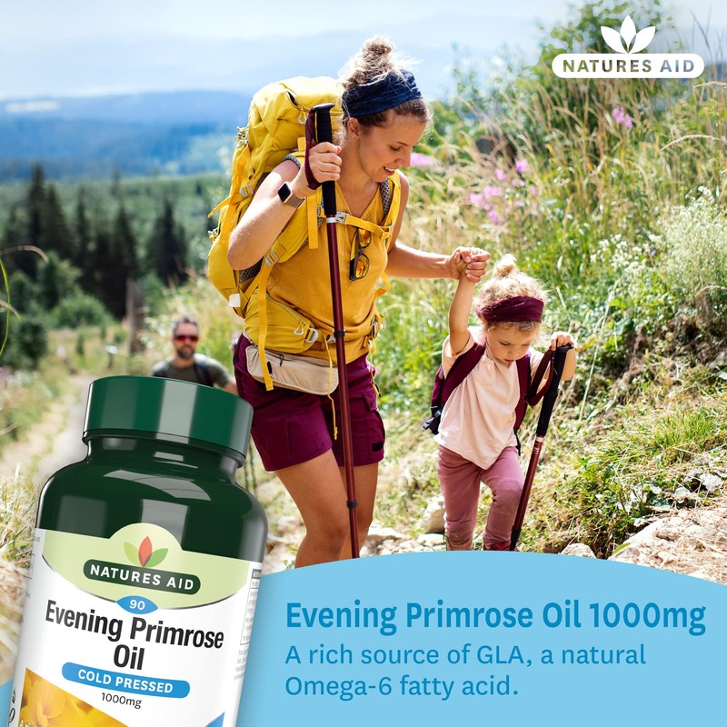 Natures Aid Evening Primrose Oil 1000 Mg, 90 Capsules