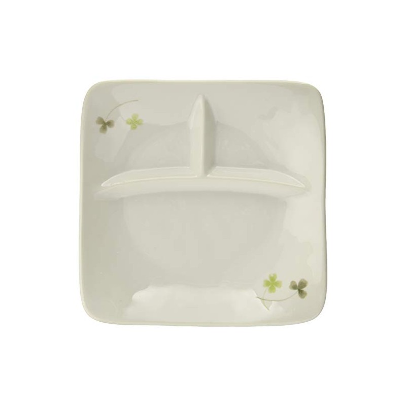 Mino Ware Square Lunch Plate Clover 131470