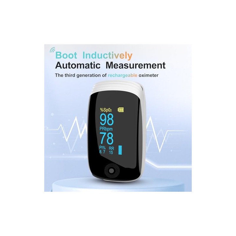 oxygen monitor fingertip, pulse ox, blood oxygen monitor, fingertip pulse