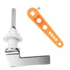 GIONAR Toilet Flush Handle Replacement, Universal Alloy Toilet Flush Lever,