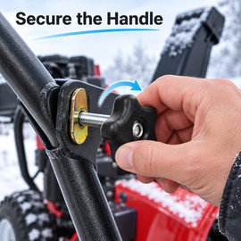 Snow Blower Handle Knob Lock Kit Compatible with 114-3779, 108-4887 and 107-3844 Replacement Parts