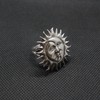 Genuine Sterling Silver Ring Sun And Moon Solid Hallmarked 925