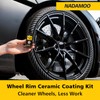 NADAMOO Wheel Rim Ceramic Coating Kit 30ml, High-Heat Resistant Hydrophobic