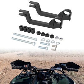 SMOTRCC Handguard Mount Kit, Replace 34452, Aluminum Alloy Mount Brackets for Snowmobiles, ATV, MX Motorcycles, Replace For PowerMadd Sentinel HandGuard