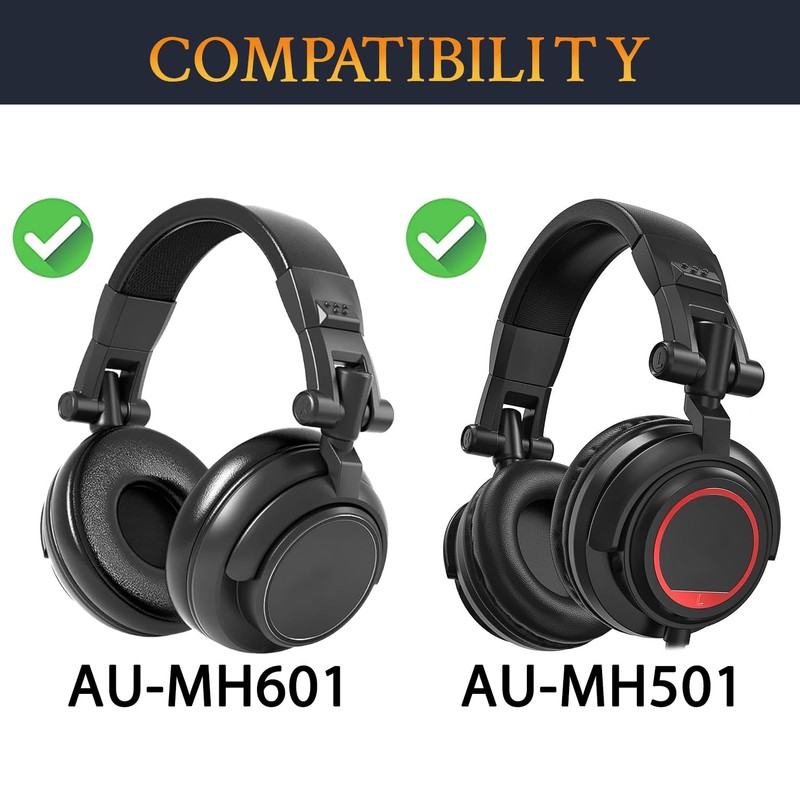 SOULWIT Cooling Gel Replacement Ear Pads for MAONO AU-MH501, AU-MH601