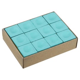 PATIKIL Billiard Pool Cue Chalk, 24 Pack Snooker Billiard Cue Chalk Pool Stick Chalk Table Accessories for Billiards Cue Stick Tip, Light Green