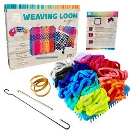 Hapinest Make Your Own Potholders Weaving Loom for Kids, Weaving Loom Kit, Pot Holder Loom Kit for Beginners, Potholder Loops Arts and Crafts Kit for Kids Girls Boys Ages 6 7 8 9 10-12 Years Old & Up
