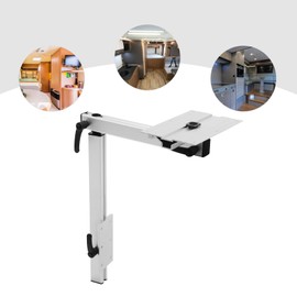 PIAOCAIYIN Adjustable Height Table Leg, Aluminum Alloy RV Removable Table Leg 360° Swivel Lagun Table Mount for RV, Yachts Space Saving