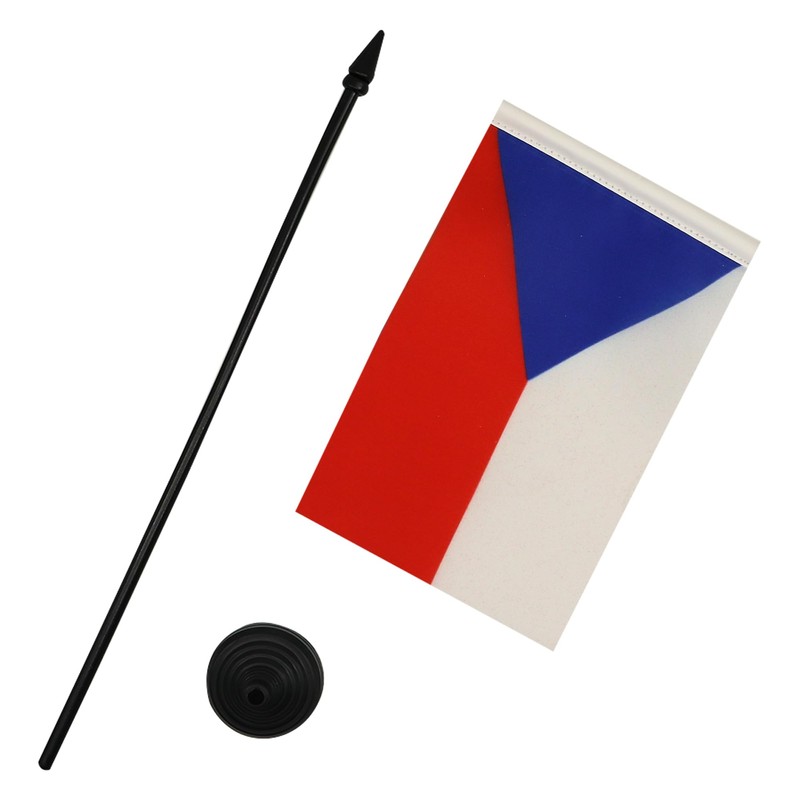 Czech Republic Table Flag 4'' x 6'' - Czech Desk