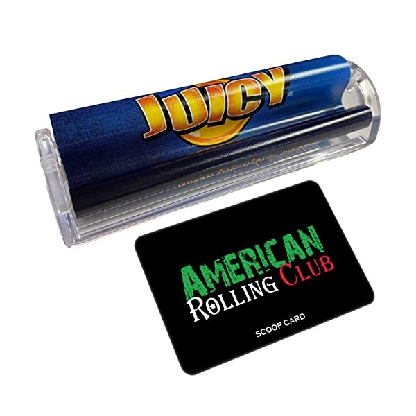 Juicy Jay's Cigar Roller 125mm Rolling Machine for Wraps Includes American Rolling Club Scoop Card