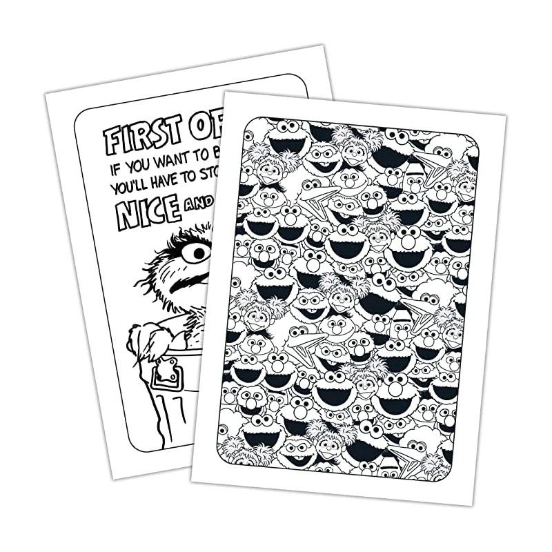 Sesame Street Advanced Coloring Book