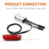 Electric Bike Tail Light, 6V‑60V LED Light Electric Bicycle Tail