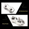 M2 304 Stainless Steel Duplex Wire Rope Clip Cable Clamps
