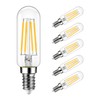 LVWIT Dimmable T6 LED Edison Bulbs, 4.5W (40W Equivalent), E12