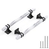 Haliwu 10 Pack White Marble Grain Cabinet Pulls, 6-5/16 inch