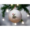 Image Industry Lurcher Ceramic Bauble - Tree Decoration - Christmas
