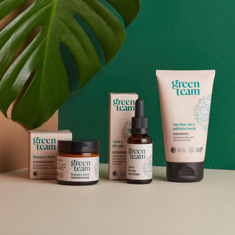 green team Dead Sea Salt & Inositol Cleansing Gel Vegan