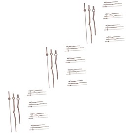 SHINEOFI 15 Sets Wooden Clock Hands Replacement for Clocks with Sleeves Durable Easy to Install for Repair Custom Decor