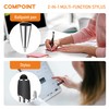 COMPOINT Slim Screen Touch Stylus, 2-in-1 Ink Ballpoint Ball Pen,