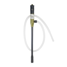 KONA TOOLS KTEP01 Battery Powered Fuel Transfer Pump (3.2 Gal/Min) 19 inch Suction Tube, 51 inch Corrugated Outtake Hose, Requires 4x AA Batteries for Gas/Diesel/Kerosene