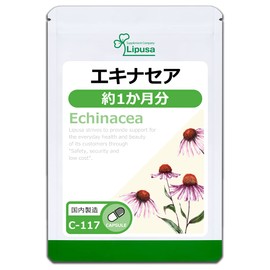 Lipsa Echinacea C-117 (60 Capsules), Supplement, Self-Care, Health, Beauty, Diet, Life Habits, Management, Balance, Amulet Supplement, Winter, Made in Japan