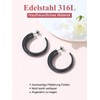 Focalook Women's Hoop Earrings, Large Circle / Star / Heart