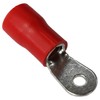 10PCS 6 AWG #8 Insulated Ring Crimp Connector 88A 600V