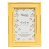 Hampton Frames PALOMA 4x6 (10x15cm) Yellow Picture Photo Frame Glass