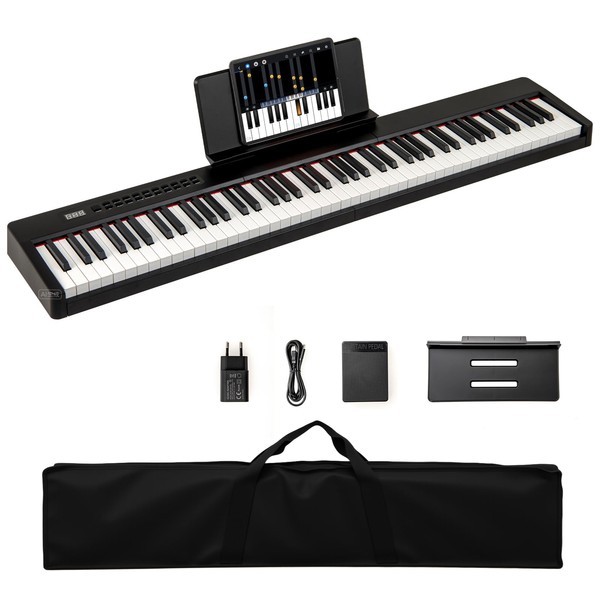 Costzon 88 Key Velocity-Sensitive Piano Keyboard, Portable Full Size Electric
