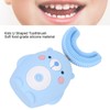 Cute Cartoon Bear Pattern U Shaped Automatic Toothbrush Electric Children