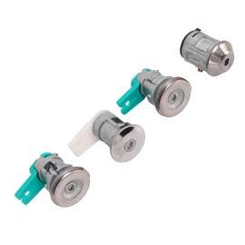 Leapiture Ignition Switch Lock Cylinder Replacement for Ford Falcon Ea EB ED EF EL Aluminum Alloy Door Lock Cylinder with Key Car Lock Cylinder Set