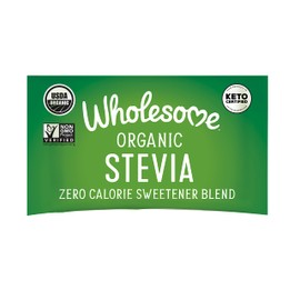 Wholesome Sweeteners Organic Stevia, 1000 Count Packets, Zero Calorie Sweetener Blend, Keto Friendly, Non GMO, Gluten Free & Vegan