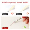 24 Pcs 2.8mm Pencil Refills, Solid Carpentry Pencil Refills for