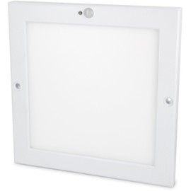 LED Sensor Panel Ceiling Light, 18W, warmwhite 3000K