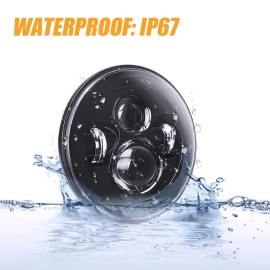 Unbranded For Jeep Wrangler JK 2007-2018 Combo DOT 7'' LED Headlights Turn Fog Lights Kits