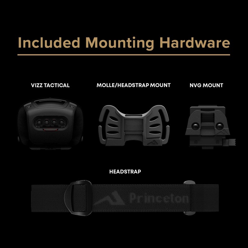 Princeton Tec Quad Tactical MPLS 78 Lumens - 73-Hour Runtime