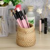 JuxYes Handmade Rattan Pens & Pencil Holder for Desk -