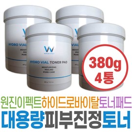 Hypoallergenic Wonjin Effect Hydro Vital Toner Pad: Soothing skin texture, exfoliation, pore improvement care, and moisture supply for sensitive skin. / 저자극 원진 이펙트 하이드로 바이탈 토너 패드 진정 피부 결 각질 모공 개선 케어 민감성 수분 공급 보충
