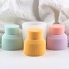 XIAOSHUI Striped Pillar Candle Molds Striped Cylinder Silicone Candle Mold
