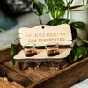 Spruchreif Shot Bench with 2 Glasses Gift for Birthday Funny