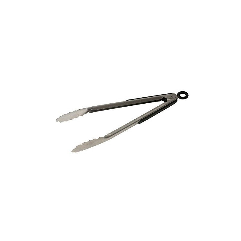 Genware NEV-582 Utility Tong, Heavy Duty, Stainless Steel, 30 cm
